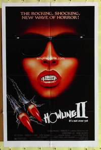 k371 HOWLING 2 one-sheet movie poster '85 sexy werewolf Annie McEnroe!