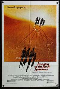 k390 INVASION OF THE BODY SNATCHERS advance one-sheet movie poster '78