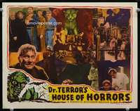 h351 DR TERROR'S HOUSE OF HORRORS movie lobby card '43 cool montage!