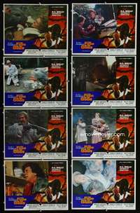 h508 FOOD OF THE GODS 8 movie lobby cards '76 wild giant rat horror!