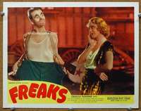 h363 FREAKS movie lobby card R49 Tod Browning, Dwain Esper, classic!