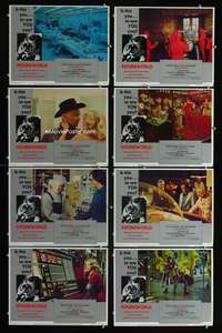 h510 FUTUREWORLD 8 movie lobby cards '76 Peter Fonda, Yul Brynner