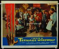 h376 I WAS A TEENAGE WEREWOLF movie lobby card '57 cool teens dance!