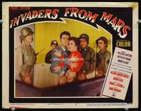 h378 INVADERS FROM MARS movie lobby card #8 '53 Carter, Arthur Franz