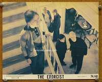 k029 EXORCIST mini movie lobby card #1 '74 Max Von Sydow, Friedkin