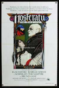 k511 NOSFERATU THE VAMPYRE int'l one-sheet movie poster '79 Palladini art!