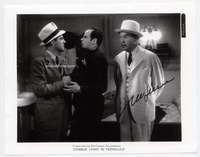 y285 MARC LAWRENCE signed repro 8.5x11 movie still '70s Charlie Chan