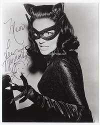 y283 LEE MERIWETHER signed repro 8x10 movie still '70s Catwoman!