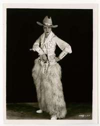 y146 MARY BRIAN 8x10.25 movie still '20s in wild cowgirl outfit!