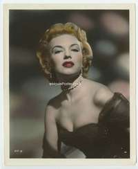 y121 KATHLEEN HUGHES color 8x10 movie still '50s sexy close portrait!