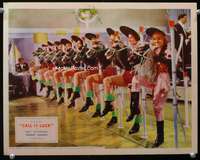 s283 CALL IT LUCK movie lobby card '32 sexy gal jockey dance number!