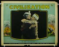 s305 CIVILIZATION movie lobby card R31 Thomas Ince, anti-war!