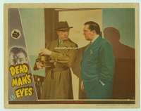 s349 DEAD MAN'S EYES movie lobby card '44 Universal Inner Sanctum!