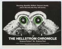 s442 HELLSTROM CHRONICLE movie lobby card '71 sensual & deadly bugs!