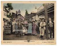 s698 SMALL TOWN IDOL movie lobby card '21 wacky Ben Turpin!