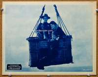 v724 POLAR BARON movie lobby card '26 Mounties in hot air balloon!