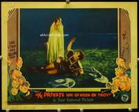 v730 PRIVATE LIFE OF HELEN OF TROY movie lobby card '27 Ricardo Cortez