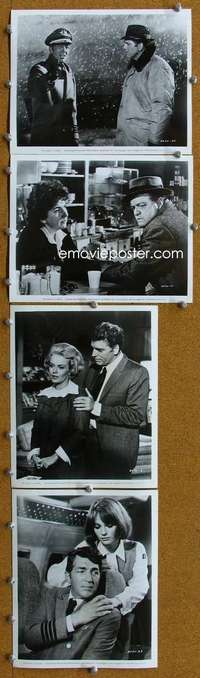 w153 AIRPORT 7 8x10 movie stills '70 Burt Lancaster, Dean Martin