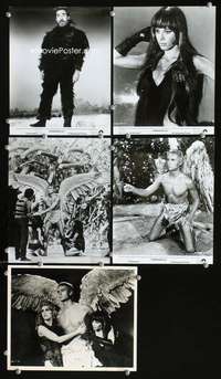 w207 BARBARELLA 5 7x10 movie stills '68 Jane Fonda, Roger Vadim