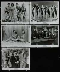 w208 BEACH BLANKET BINGO 5 8x10 movie stills '65 Frankie & Annette!