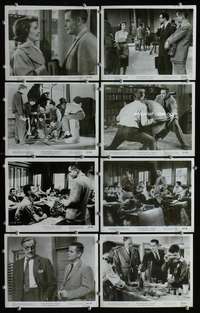 w105 BLACKBOARD JUNGLE 8 8x10 movie stills '55 Glenn Ford, Poitier