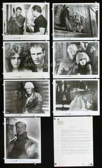 w155 BLADE RUNNER 7 8x10 movie stills '82 Harrison Ford, Rutger Hauer