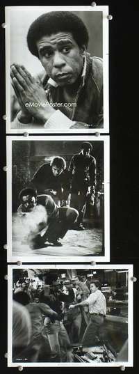 w347 BLUE COLLAR 3 8x10 movie stills '78 Richard Pryor, Harvey Keitel