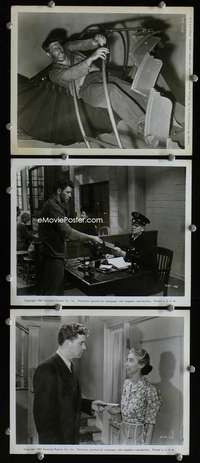 w348 BRUTE FORCE 3 8x10 movie stills '47 Burt Lancaster in prison!