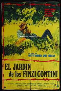 a090 GARDEN OF THE FINZI-CONTINIS Argentinean movie poster '70 De Sica