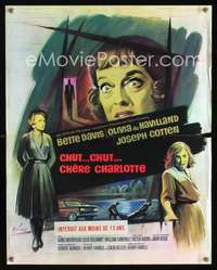 a318 HUSH HUSH SWEET CHARLOTTE French 15x21 movie poster '65 Grinsson