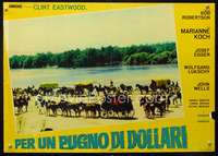 a472 FISTFUL OF DOLLARS Italian photobusta movie poster '64 Leone