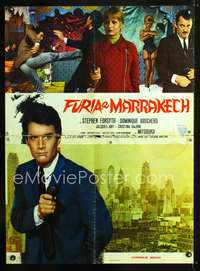 a402 FURIA A MARRAKECH 2pcs Italian large photobusta movie poster '66 Forsyth