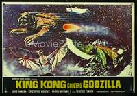 a475 GAMERA VS. GUIRON Italian photobusta movie poster '69 Japanese!