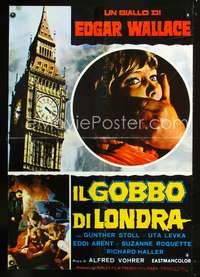 a407 HUNCHBACK OF SOHO Italian large photobusta movie poster R70s German!