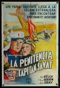 d170 ADVENTURE IN SAHARA Argentinean movie poster '38 Sam Fuller