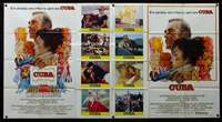 d085 CUBA Spanish/U.S. one-stop movie poster '79 Sean Connery, cool art!