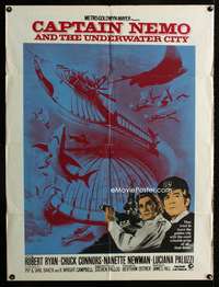 d102 CAPTAIN NEMO & THE UNDERWATER CITY South African movie poster '70