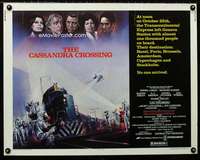 e132 CASSANDRA CROSSING half-sheet movie poster '77 Sophia Loren, O.J.!