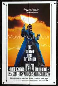 h439 MAN WHO LOVED CAT DANCING one-sheet movie poster '73 Burt Reynolds