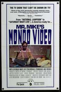 h488 MR MIKE'S MONDO VIDEO one-sheet movie poster '79 Michael O'Donoghue