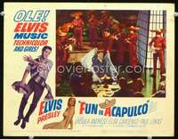 m403 FUN IN ACAPULCO movie lobby card #4 '63 Elvis Presley in Mexico!