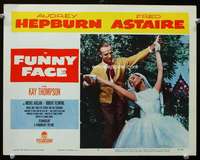 m404 FUNNY FACE movie lobby card #7 '57 Audrey Hepburn, Fred Astaire