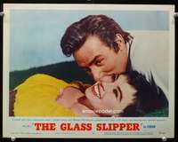 m414 GLASS SLIPPER movie lobby card #4 '55 Leslie Caron, Wilding c/u!