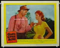 m415 GOD'S LITTLE ACRE movie lobby card #3 '58Robert Ryan,Tina Louise