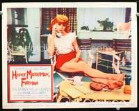 m433 HARVEY MIDDLEMAN, FIREMAN movie lobby card '65 sexy phone babe!