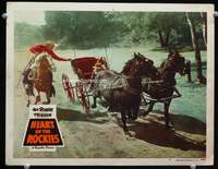 m437 HEART OF THE ROCKIES movie lobby card #7 '51 Roy Rogers rides!