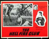 m439 HELLFIRE CLUB movie lobby card '60 her body got her in the club!