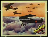 m440 HELL'S ANGELS movie lobby card R37 Howard Hughes air spectacle!