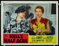 m441 HELL'S HALF ACRE movie lobby card #8 '54 Evelyn Keyes, Lanchester