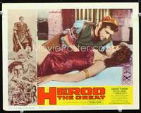 m446 HEROD THE GREAT movie lobby card #5 '60 sexy Sylvia Lopez, Purdom